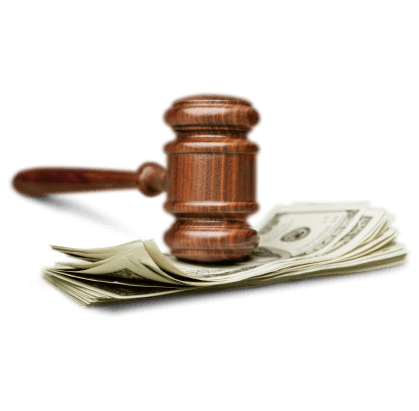 Молоток, бьющий по деньгам