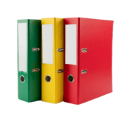 Папки, стоящие в ряд