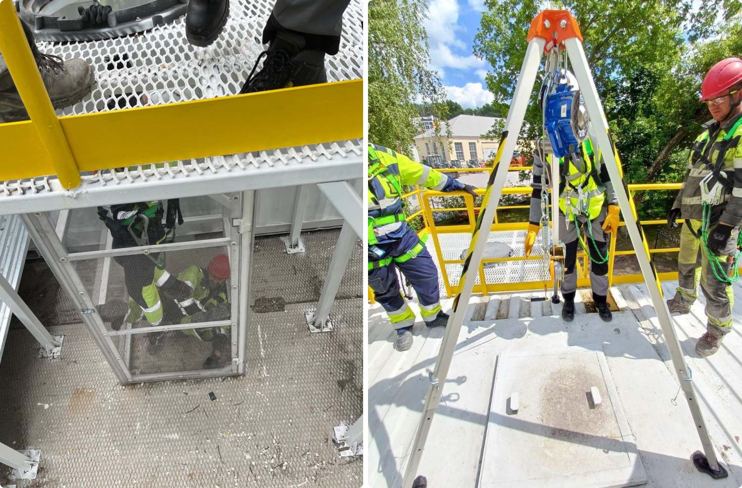 Обучение работам на высоте и в ОЗП для ООО «Цементум Центр»