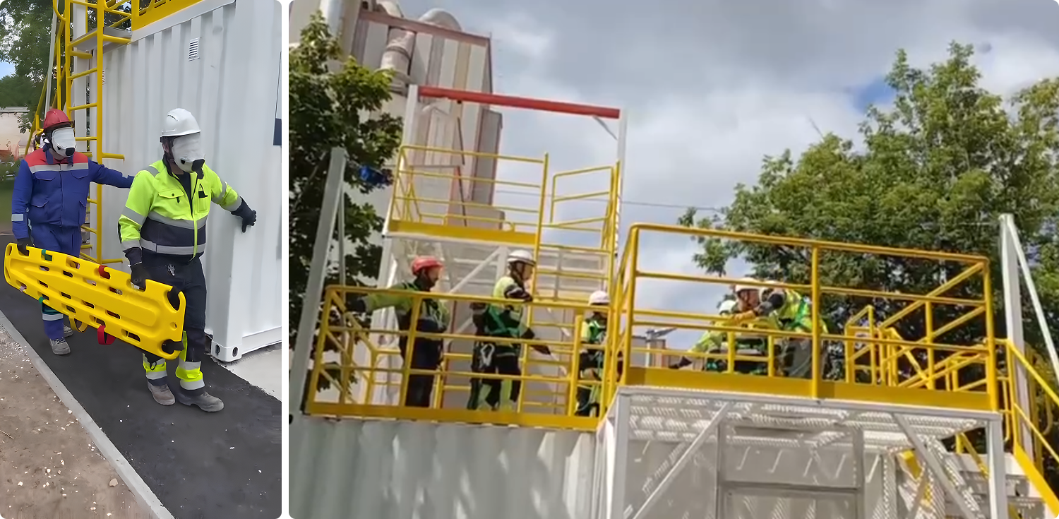 Обучение работам на высоте и в ОЗП для ООО «Цементум Центр»