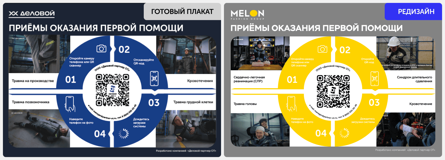 Иллюстрация для кейса — разработка и адаптация агитационных материалов для АО «Мэлон Фэшн Груп»