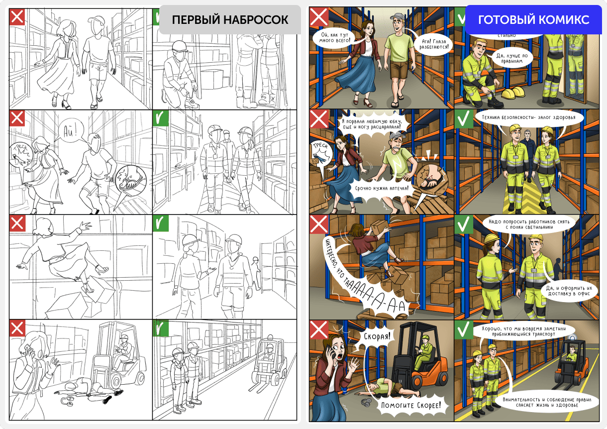 Иллюстрация для кейса — разработка и адаптация агитационных материалов для АО «Мэлон Фэшн Груп»