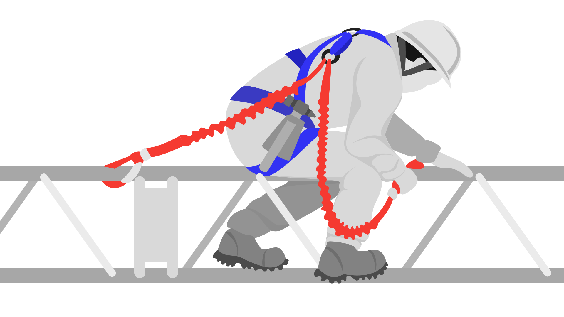 Иллюстрация — страхующая система