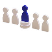 Фигурки символизируют лидерство
