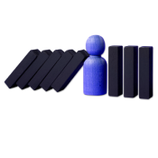 Фигурки символизирующие риск