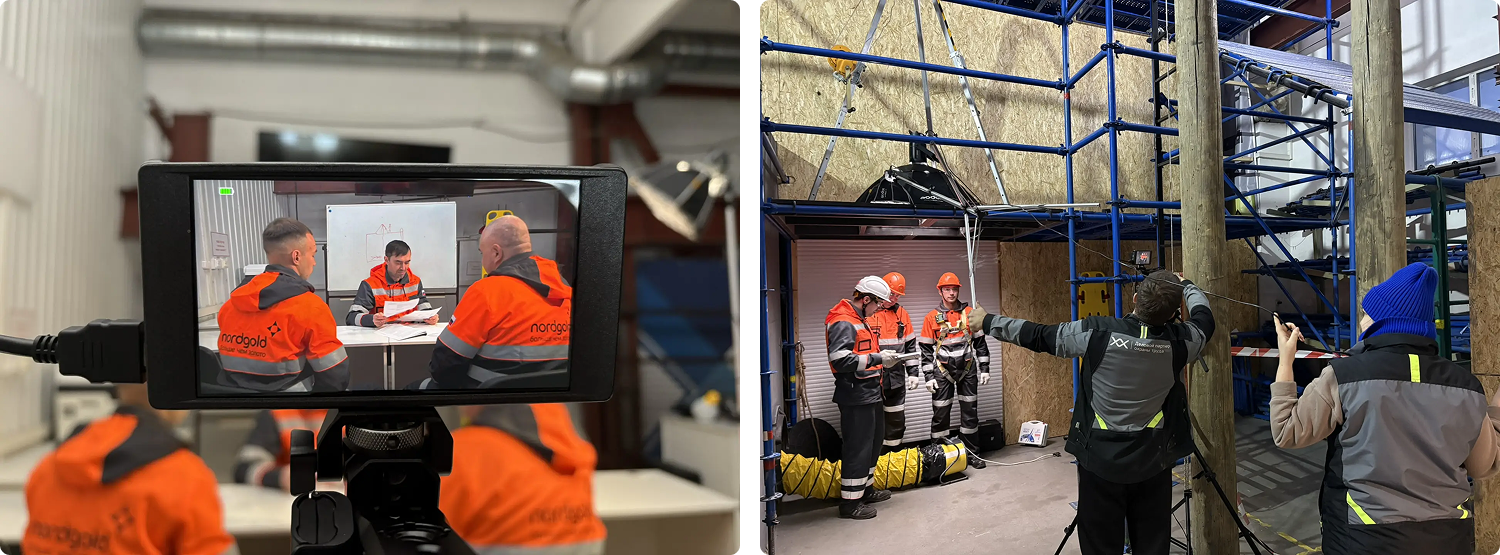 Иллюстрация для кейса — Разработка инструктажа в видеоформате для Nordgold